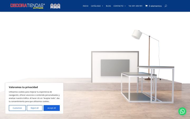 Screenshot of decoratiendasexpress.com