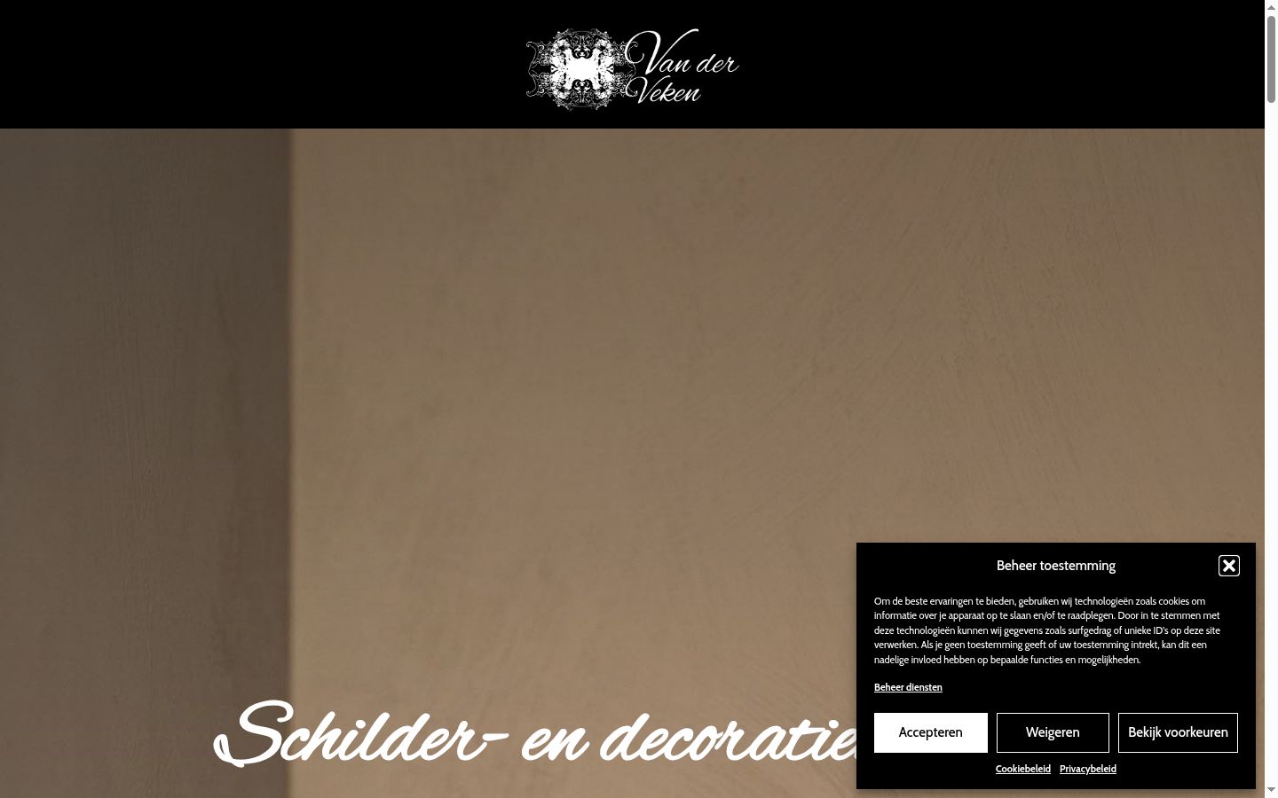 Screenshot tal-banner tal-kunsens muri qabel kwalunkwe interazzjoni
