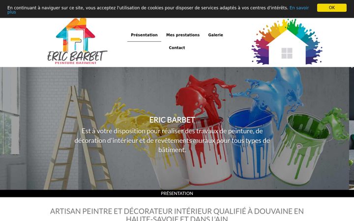 Screenshot of decoration-peinture74.com