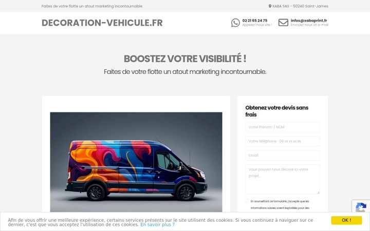Snimka zaslona za decoration-vehicule.fr