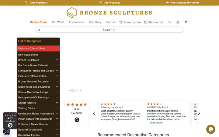 Screenshot ta' decorative-art.co.uk