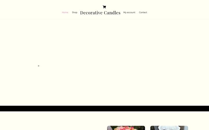 Screenshot ta' decorative-candles.co.uk