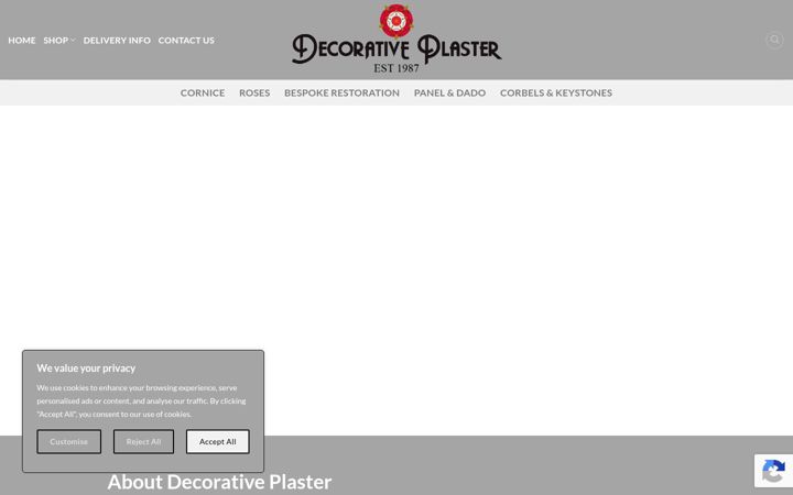 Screenshot ta' decorativeplasters.co.uk