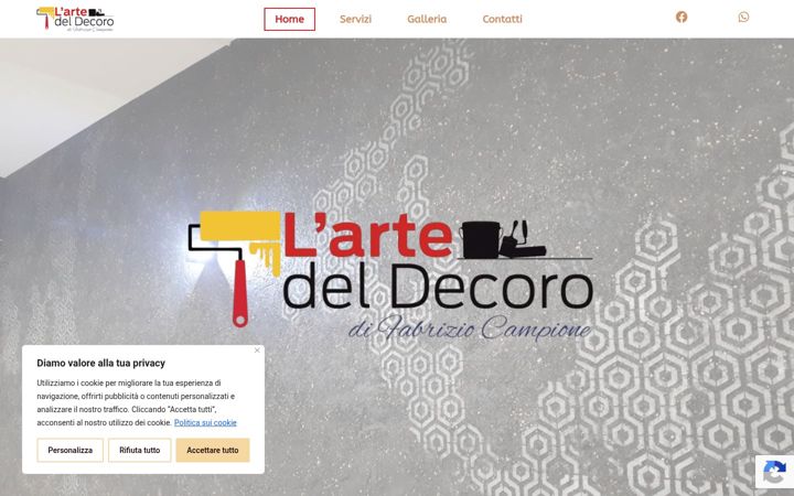 Snímek obrazovky decoratoreennadicampionefabrizio.it