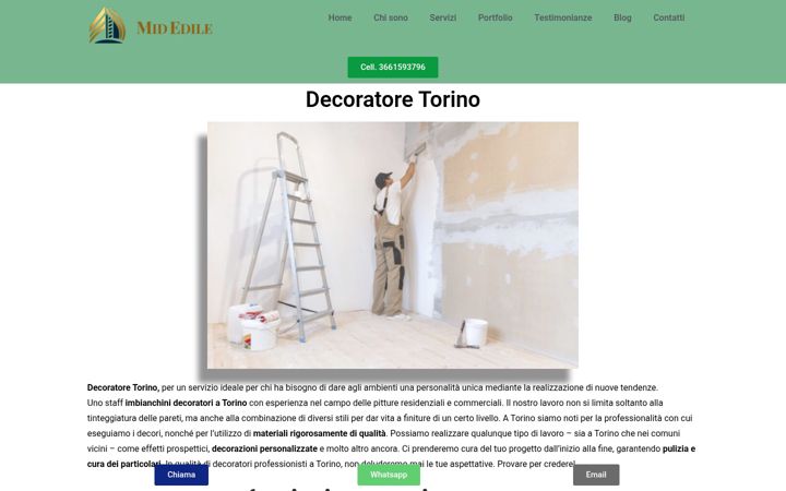 Screenshot of decoratoretorino.net