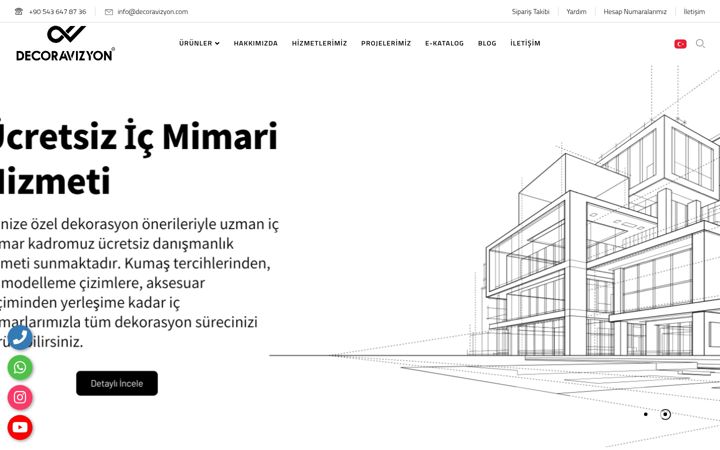 Screenshot of decoravizyon.com