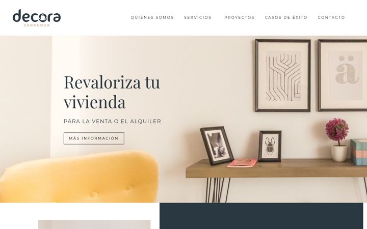 Screenshot of decorazaragoza.com