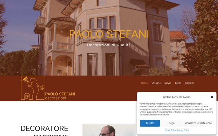 Screenshot of decorazionistefani.it