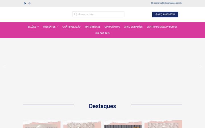 Képernyőkép: decorbaloes.com.br