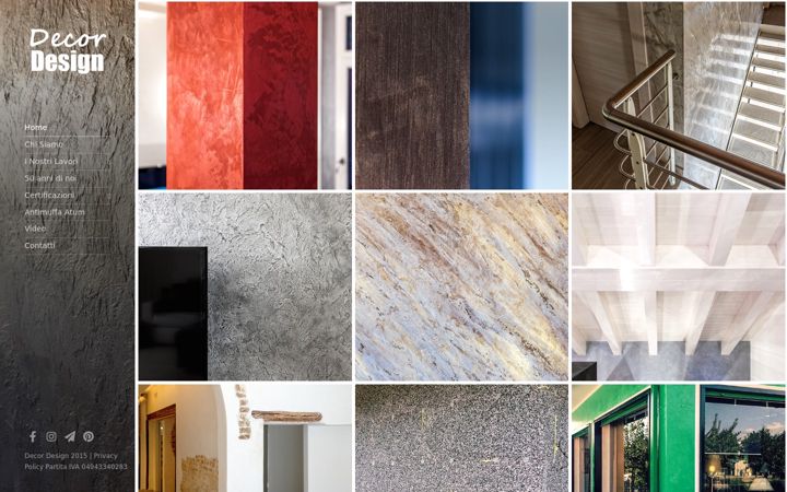 Screenshot of decordesignitaly.it