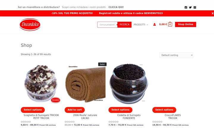 Screenshot of decordolce.it