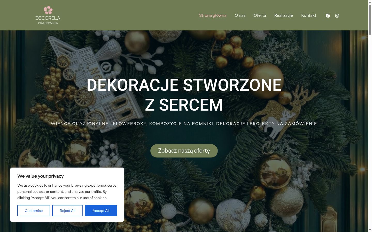 Snímka obrazovky banera súhlasu zobrazeného pred akoukoľvek interakciou