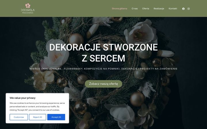 Screenshot του decorela.pl