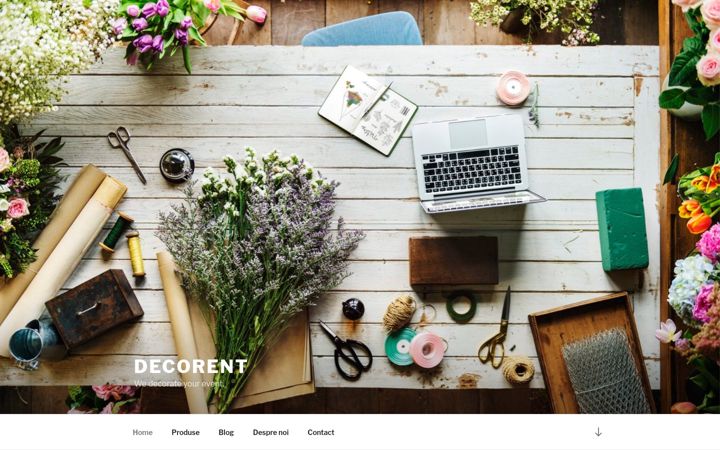 Екранна снимка на decorent.ro