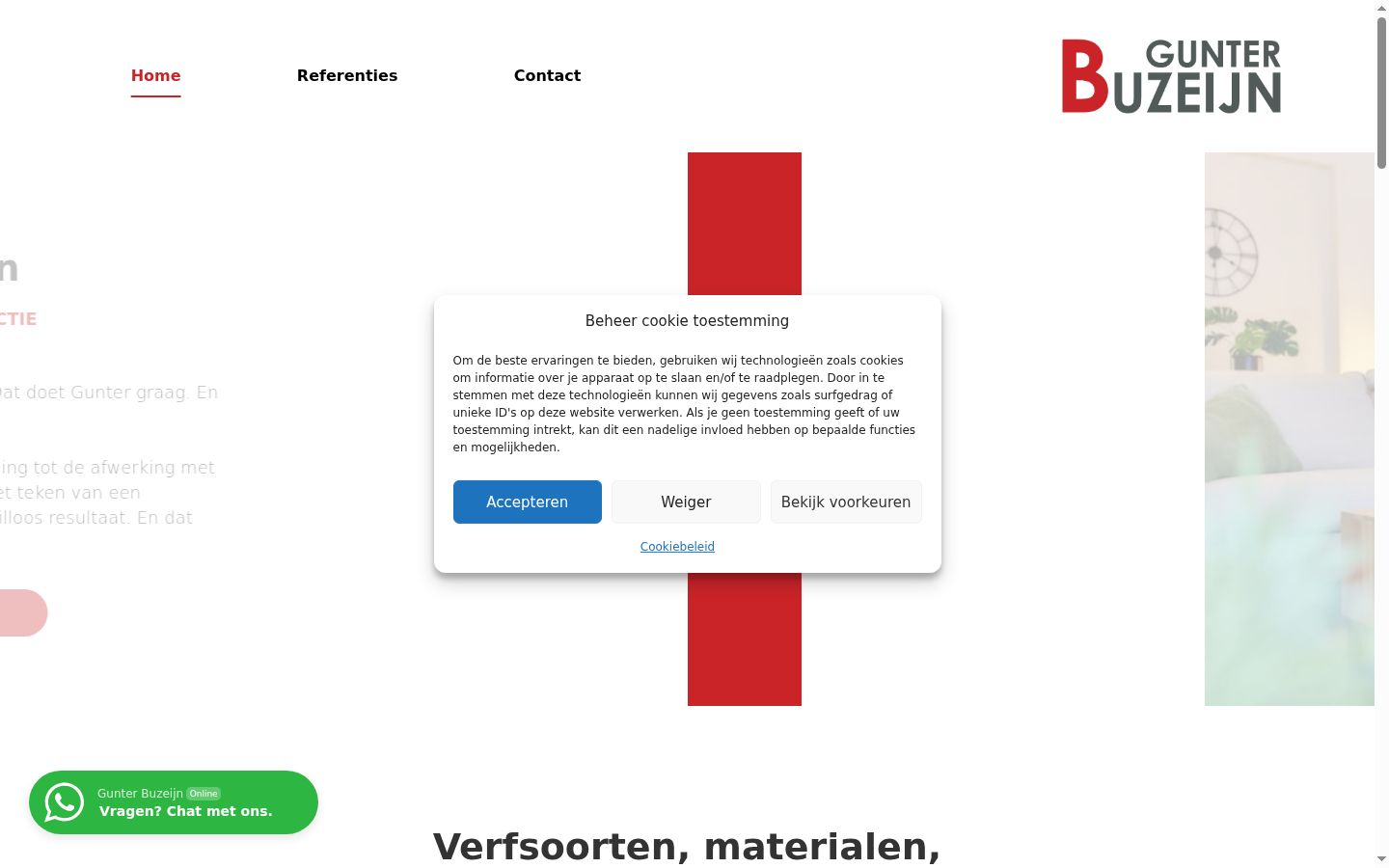 Screenshot tal-banner tal-kunsens muri qabel kwalunkwe interazzjoni