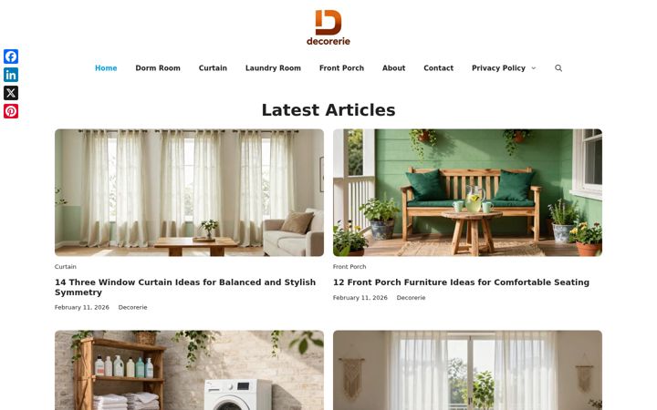 Screenshot of decorerie.com