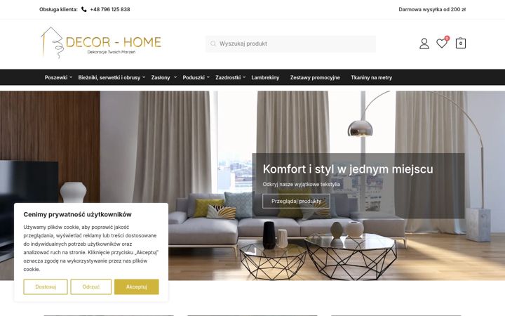 Screenshot του decorhome-sklep.pl