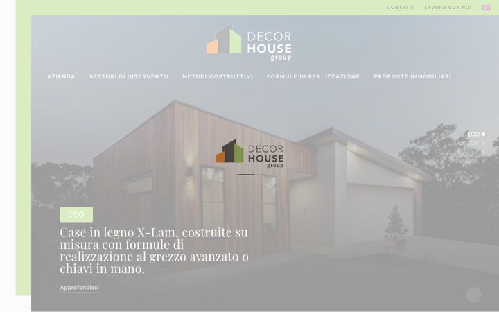 Screenshot of decorhousegroup.it