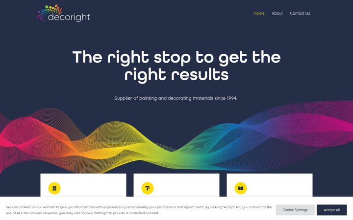 Screenshot of decorightonline.co.uk