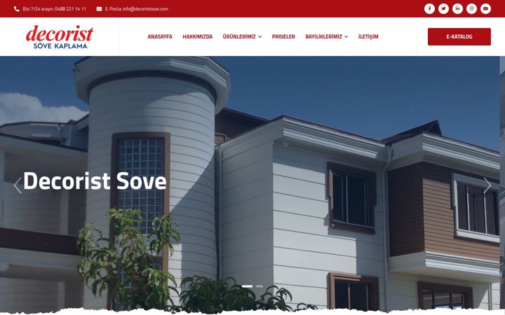 Screenshot of decoristsove.com