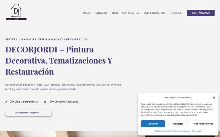 Screenshot of decorjordi.com