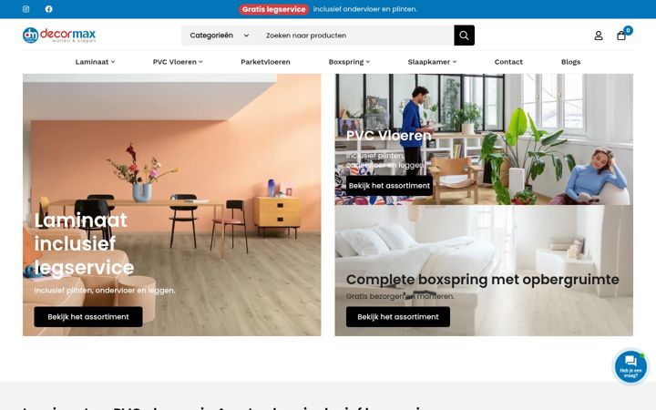 Screenshot of decormax.nl