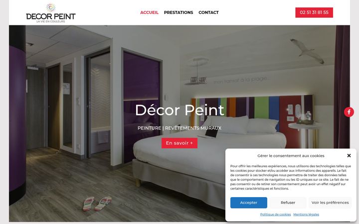 Screenshot του decorpeint85.fr