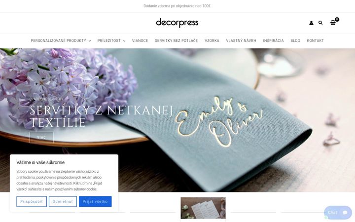 Screenshot of decorpress.sk