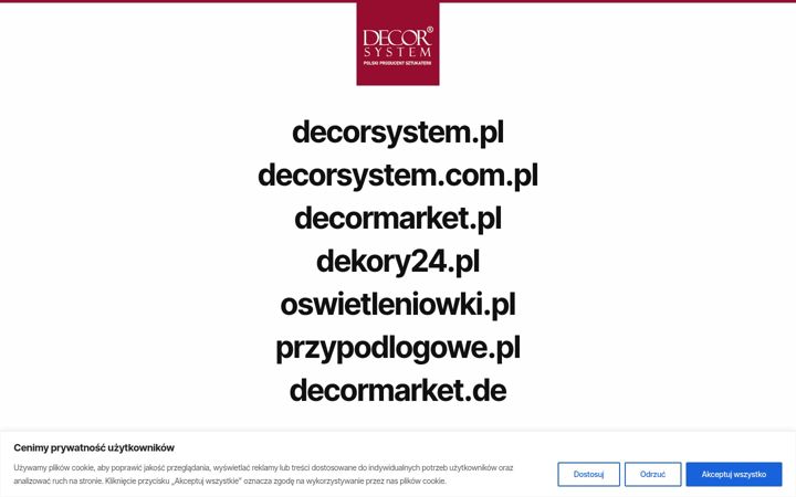 Screenshot of decorsystem.eu