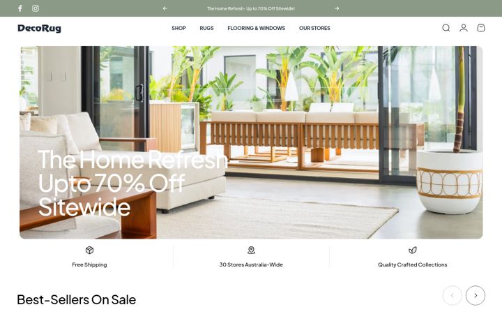 Captura de ecrã de decorug.com.au