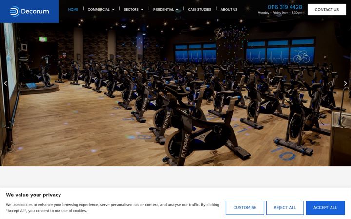 Screenshot of decorum.uk