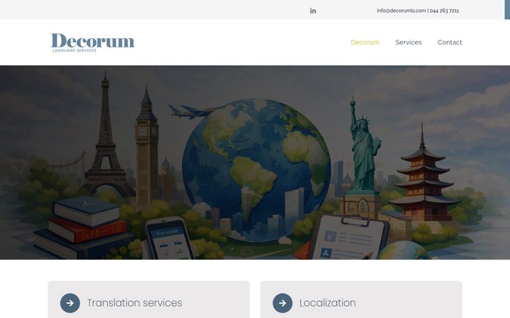 Screenshot of decorumls.com