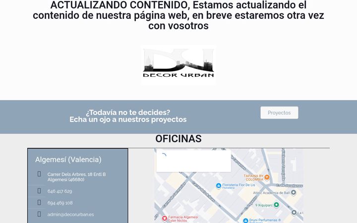 Snimka zaslona za decorurban.es