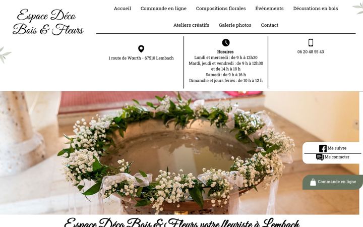 Ekraanipilt saidist decos-bois-et-fleurs.fr