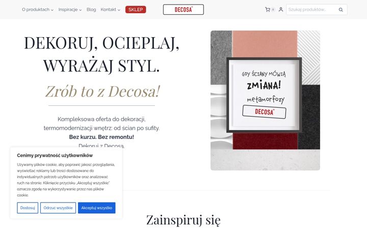Screenshot του decosa.pl