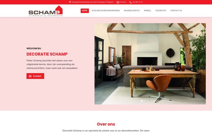 Screenshot of decoschamp.be