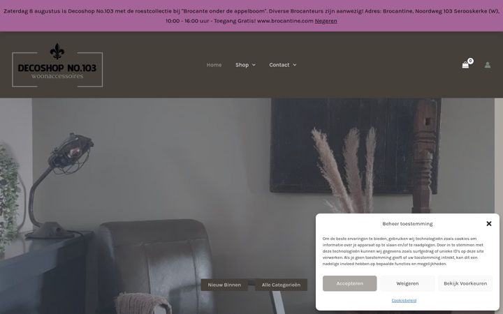 Ekrano kopija decoshopno103.nl