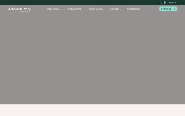 Screenshot of decospan.com
