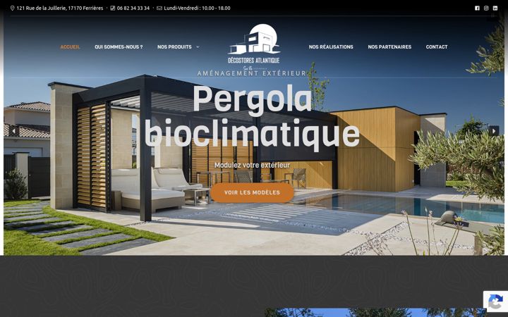 Ekraanipilt saidist decostores-atlantique.fr