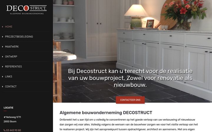 Screenshot of decostruct.be