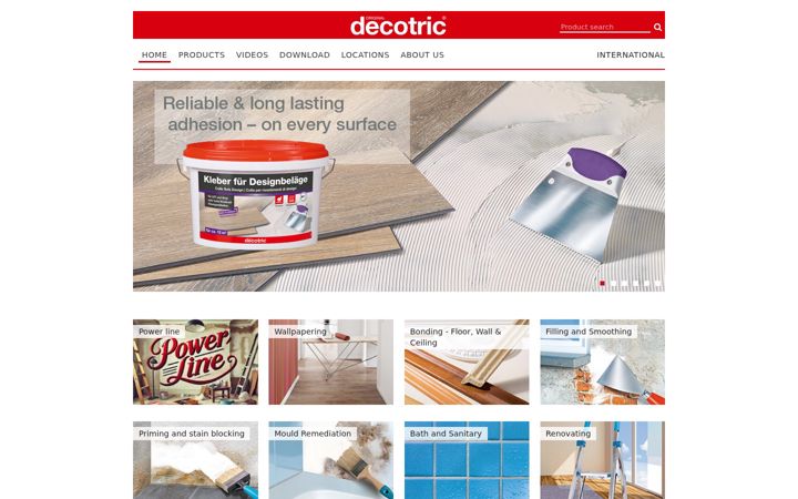 Screenshot of decotric.com