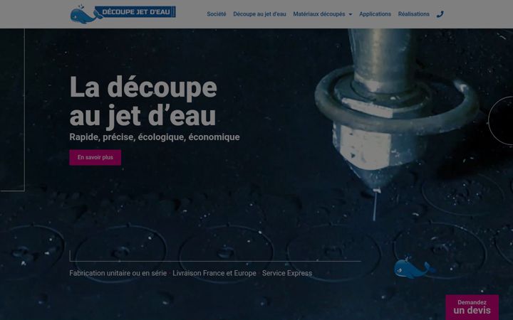 Ekraanipilt saidist decoupejetdeau-dimobox.fr