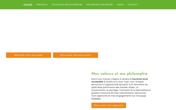 Ekraanipilt saidist decouverte-hautes-alpes.fr
