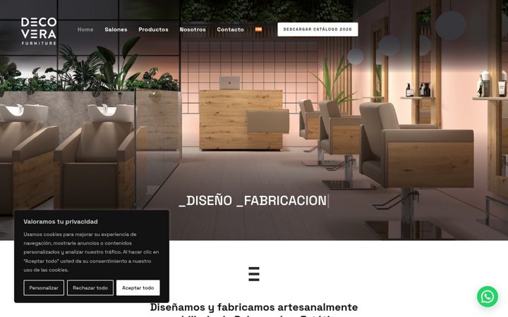 Screenshot of decovera.com
