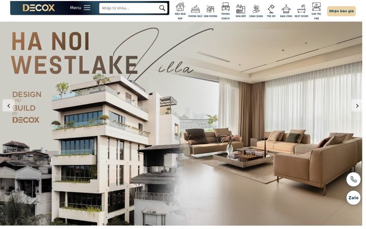Screenshot of decoxdesign.com