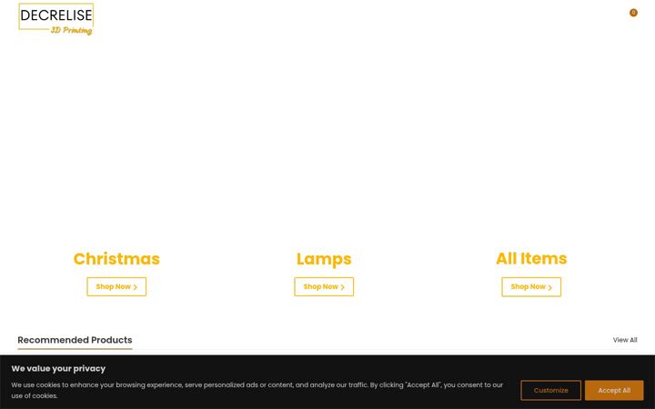 Screenshot of decrelise.com