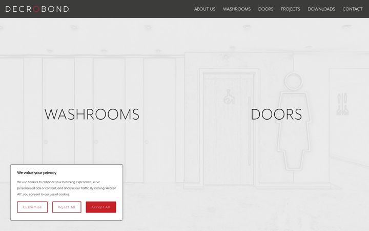 Screenshot of decrobond.co.uk