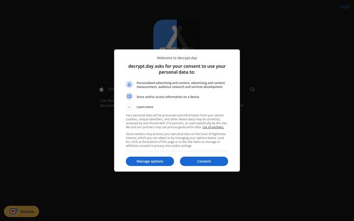 Screenshot of decrypt.day