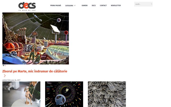 Screenshot of decs.eu