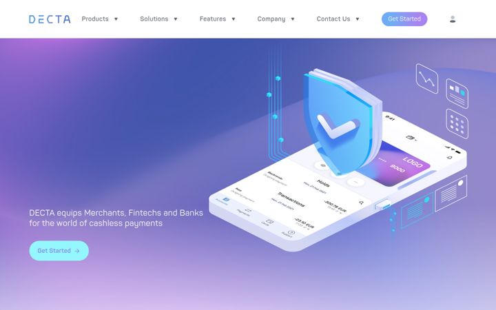 Screenshot of decta.com